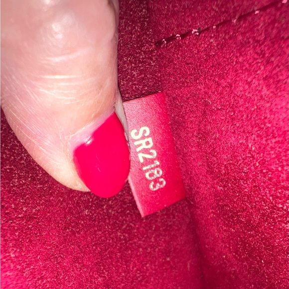 Louis Vuitton Neverfull pouch Fuchsia Epi Leather - Picture 13 of 13